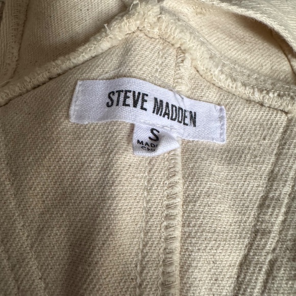 Steve Madden Cream Overalls - Picture 3 of 3